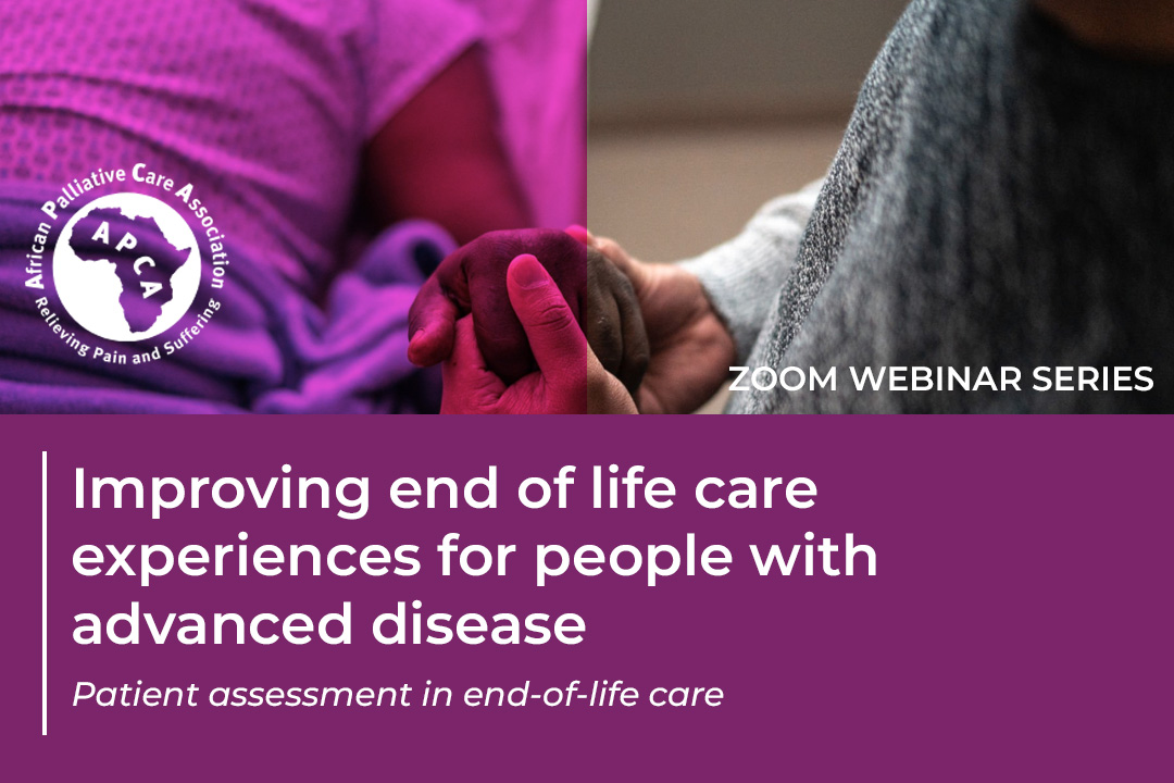 Webinar: Improving end of life care experiences for people with advanced disease