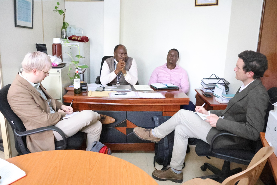 Dr. Muwanga meets Prof.Matthew